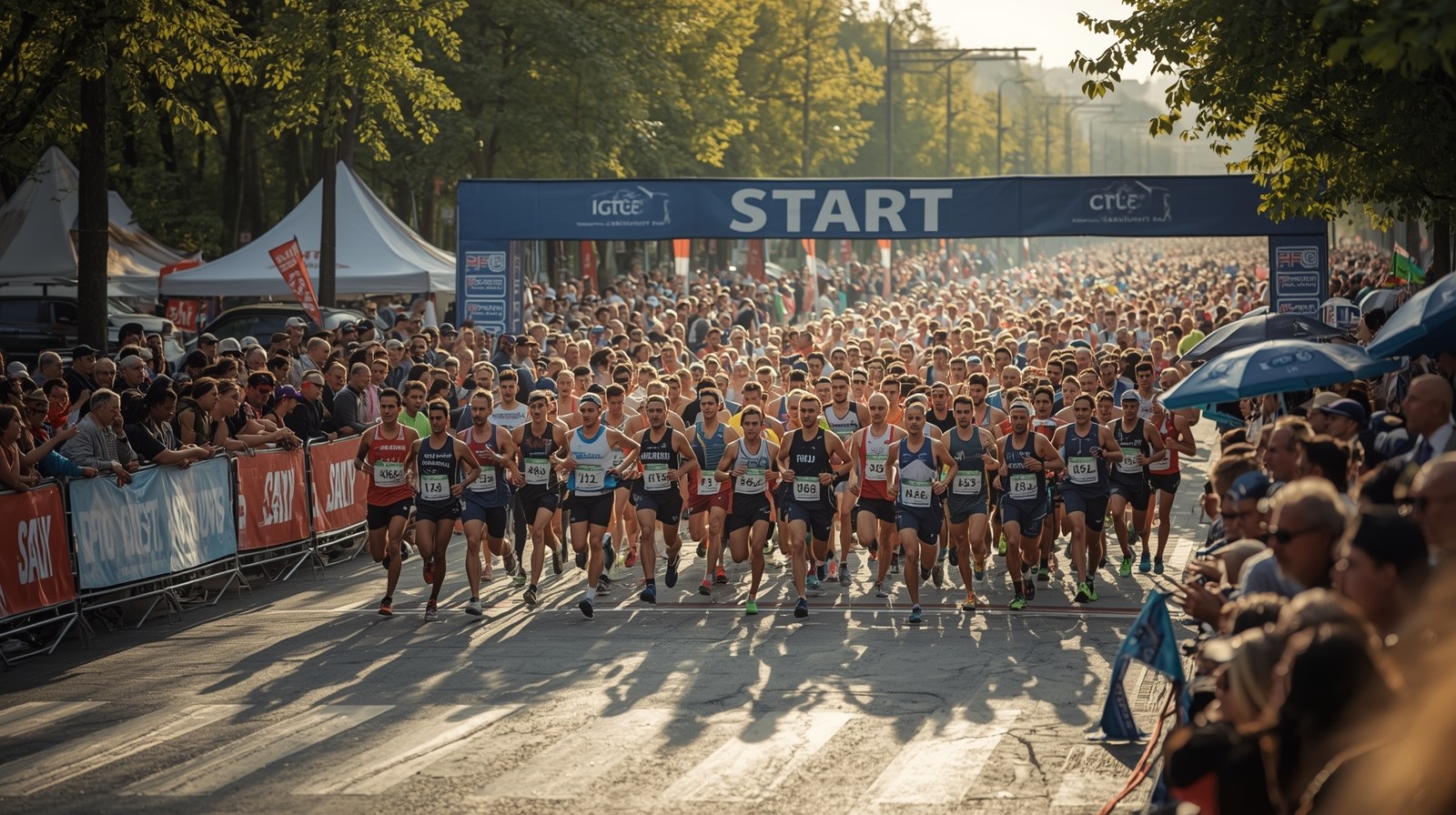 Marathon mass start — GEA